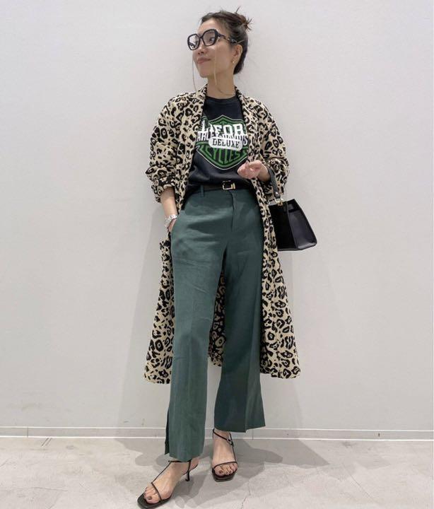 最安値格安 L'Appartement OAS オーエーエス Leopard Robe mzU2n-m62060577174 正規品豊富な