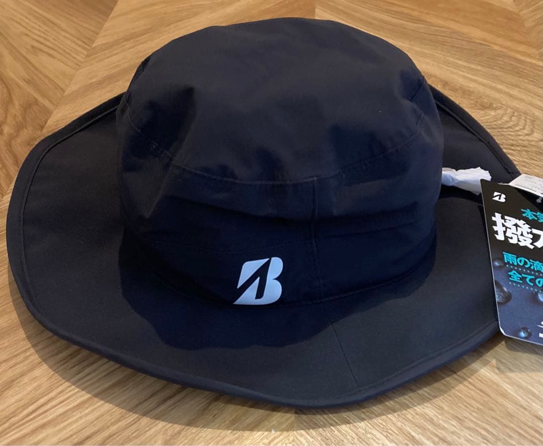 ゴルフ用新品未使用ブリヂストン スイジング 撥水性 ハット 黒