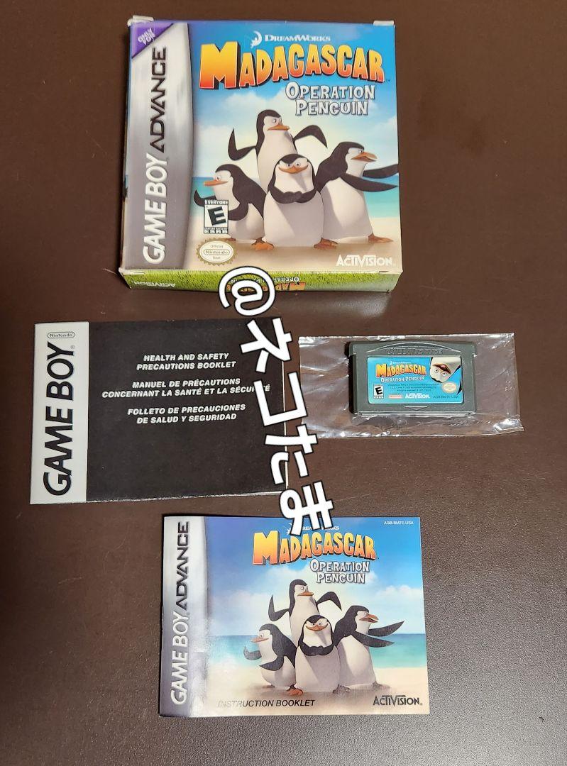 ゲームボーイ - 【当時品・未発売】GBAソフト　マダガスカル　ペンギン Madagascar 当時品・未発売】GBAソフト マダガスカル ペンギン Madagascar