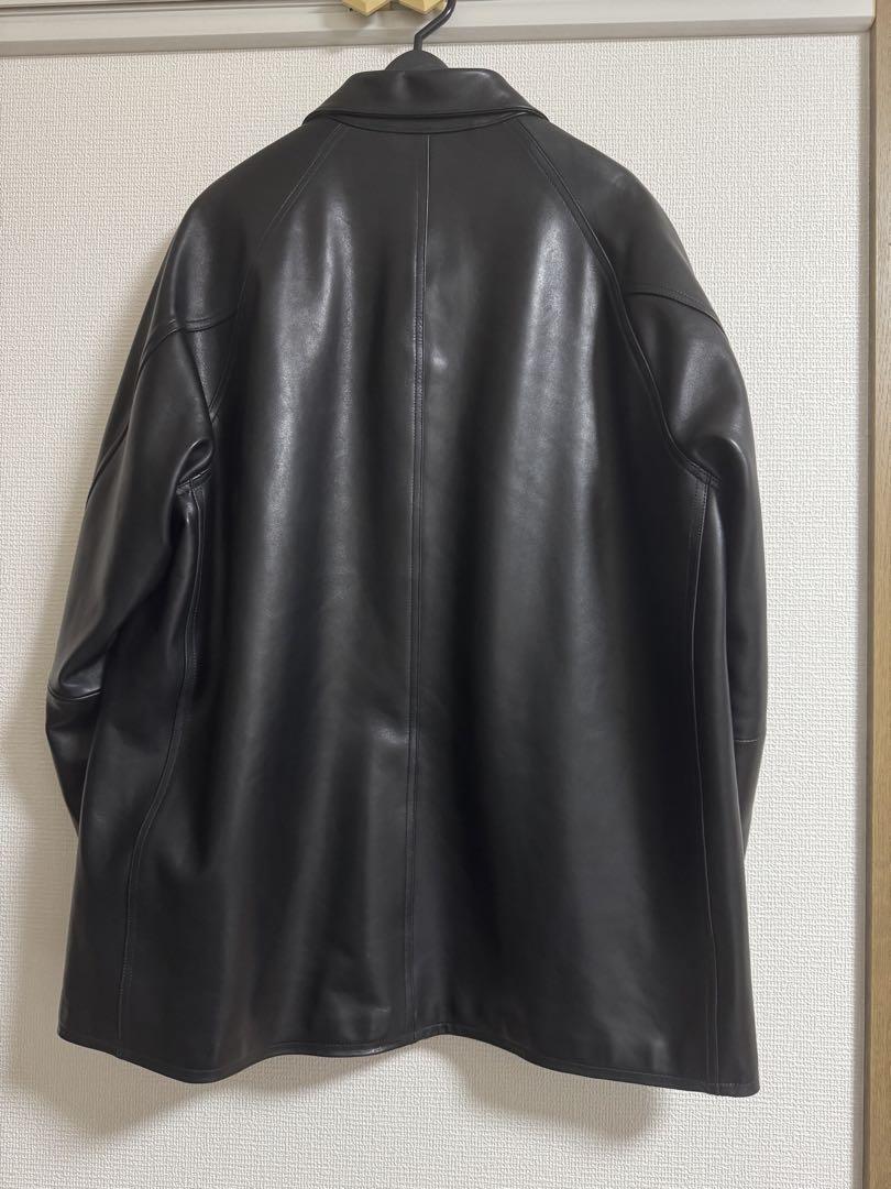 紙タグ付き美品！ COMOLI 24ss レザーワークジャケット 2 - メルカリ