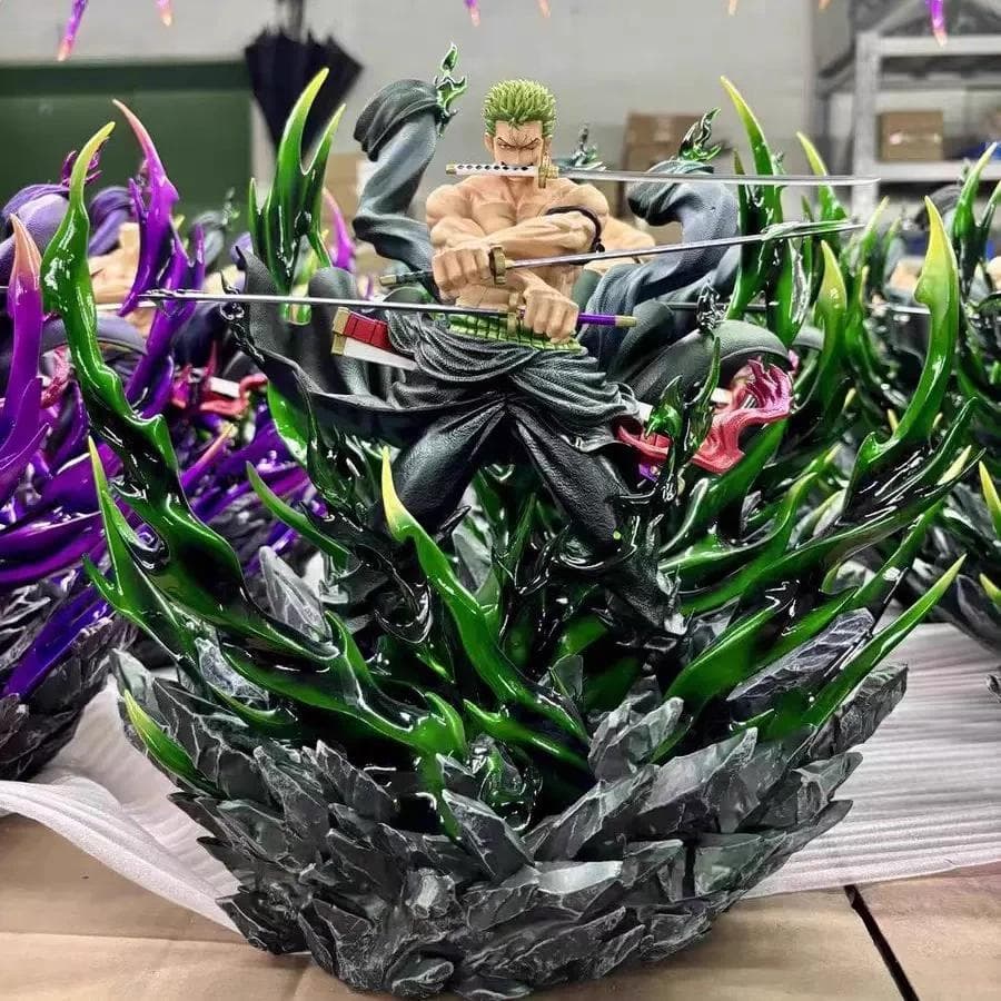 ワンピース ロロノア・ゾロ 鬼気Ver. 塗装済みガレージキット フィギュア ワンピース ロロノア・ゾロ 鬼気Ver. 塗装済みガレージキット フィギュア