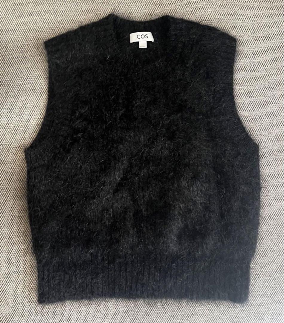 COS モヘアベスト MOHAIR VEST Lサイズ チャコール
