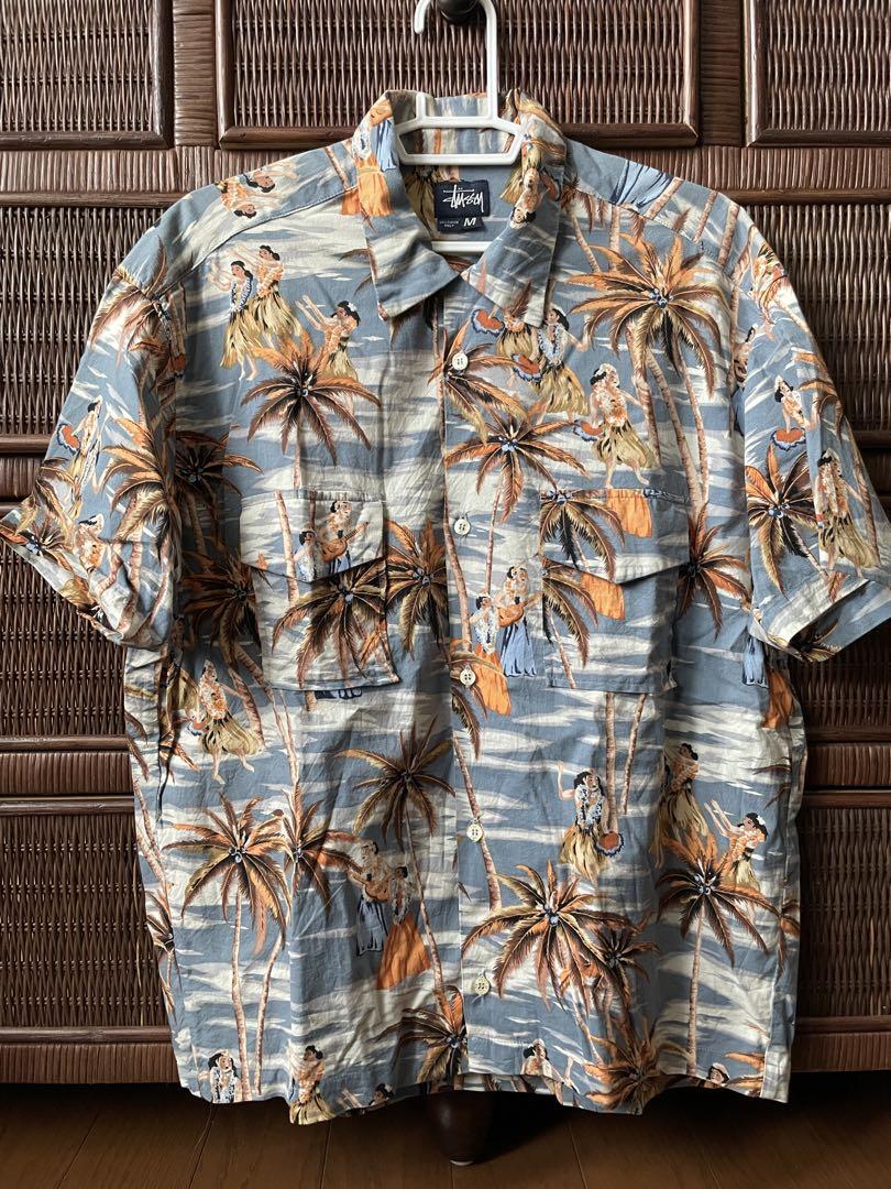 2025新入荷 極美品 old stussy 90s アロハシャツ トップス