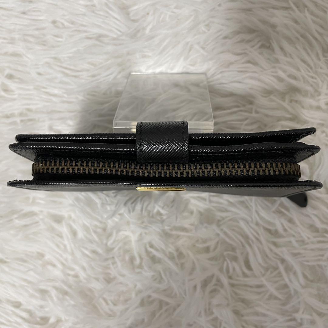 【美品】ETRO 長財布　ゴールド金具　ブラック　レザー　ペイズリー
