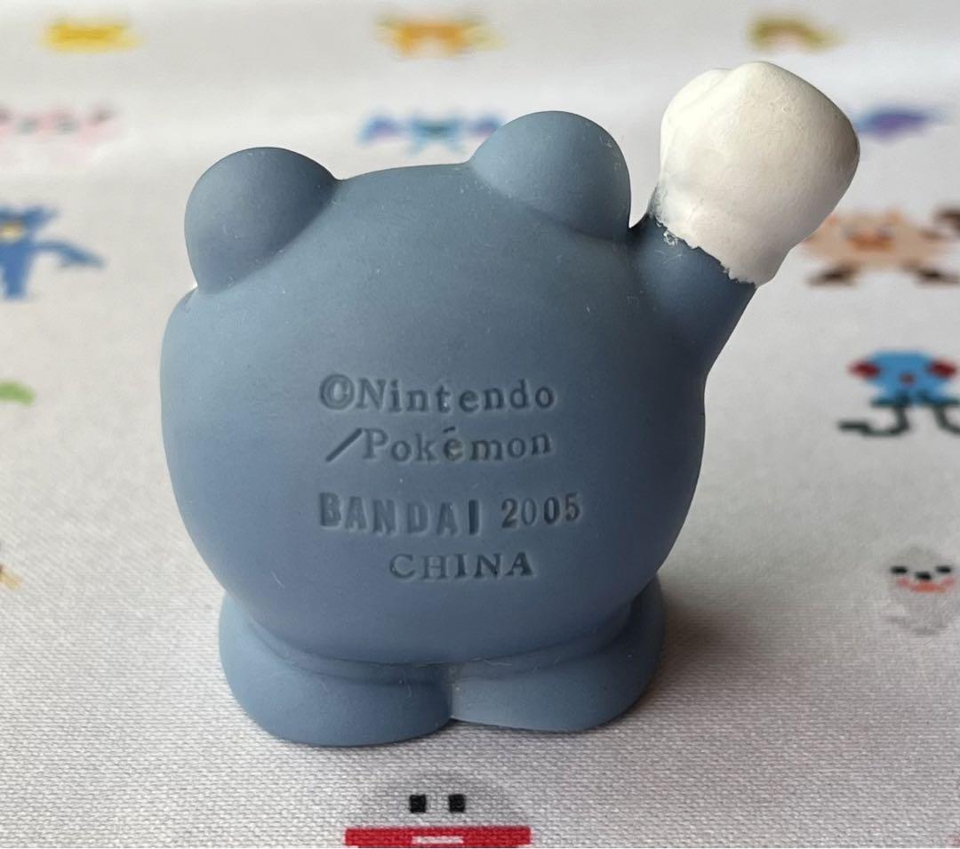 ニョロトノ　クリア　指人形　ポケモンキッズ　ソフビ人形　レア ポケモンキッズ ニョロモ ニョロゾ 指人形 初期 - メルカリ