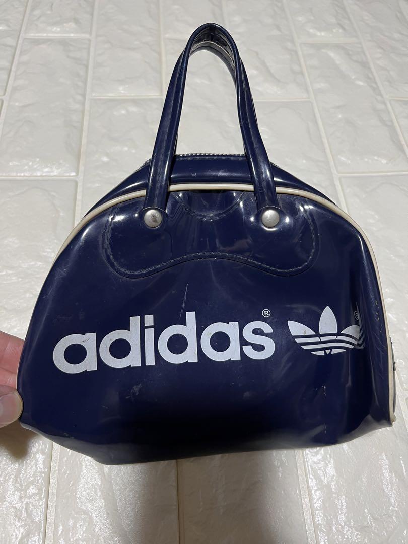 90s adidas エナメルバッグ - メルカリ