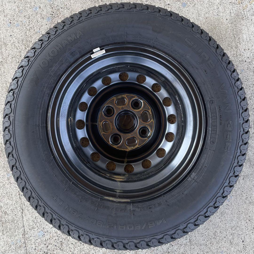 新車外し！ 145/80R12 80/78 LT アトレーハイゼット