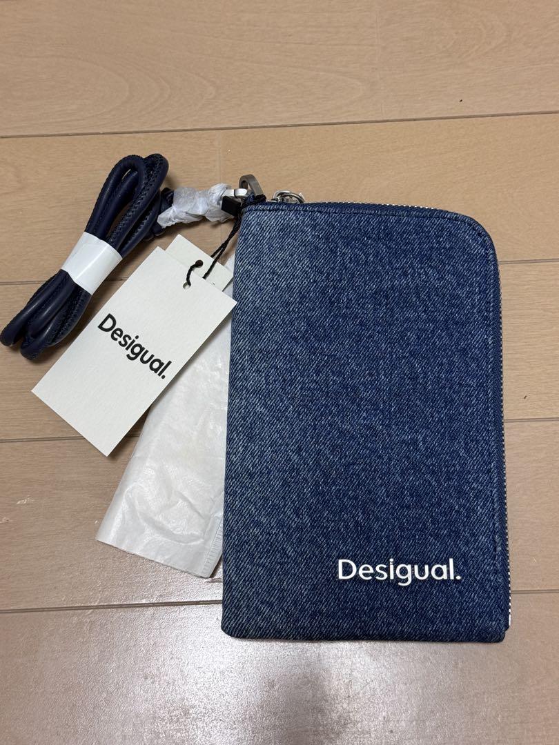 Desigual デニムジッパースマートフォンバッグ