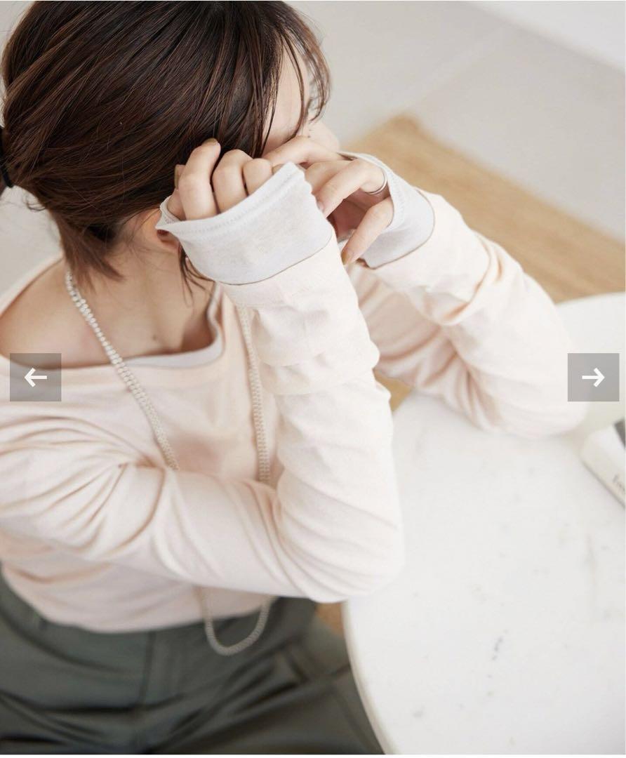 SLOBE IENA レイヤードスタイルセットロンTEE