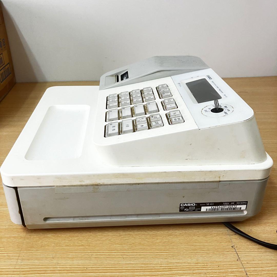 CASIO SE-G1 レジスター ホワイト ジャンク