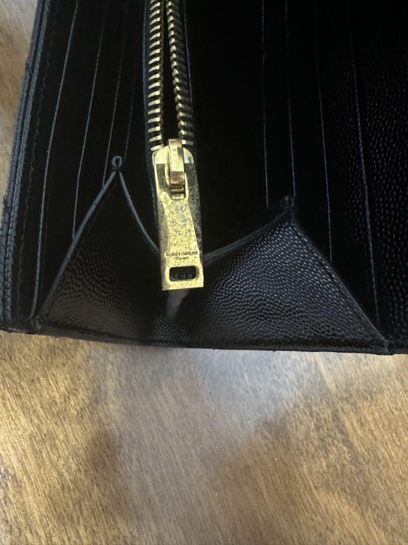 SAINT LAURENT 二つ折り財布 黒