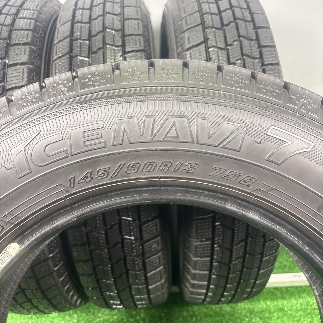 145/80R13 グッドイヤー NAVI7 4本送料無料 冬タイヤ T1353