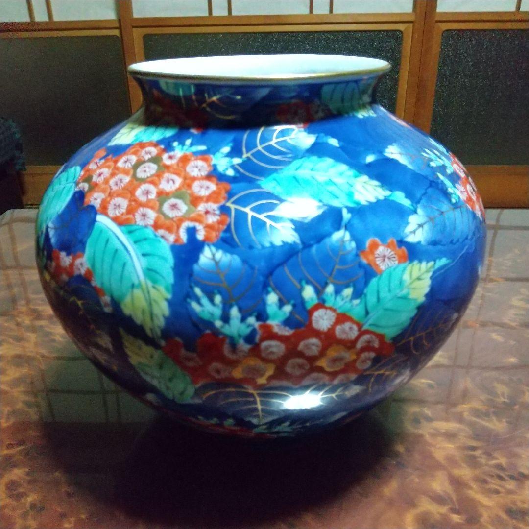 有田焼 色鍋島 花瓶