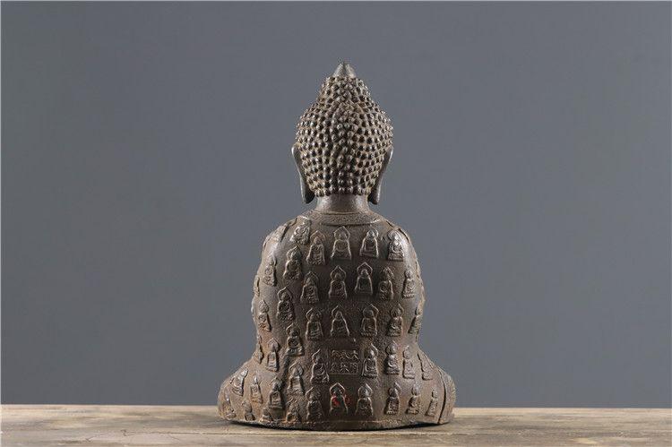 鉄製  釈迦千衣仏像  仏教美術  装飾品   工芸品 美術品 置物