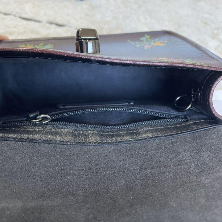 100%新品得価 美品 チェーン ショルダーバッグ ターンロック 6Q4Us-m62081944701 COACH コーチ ミニ 人気爆買い