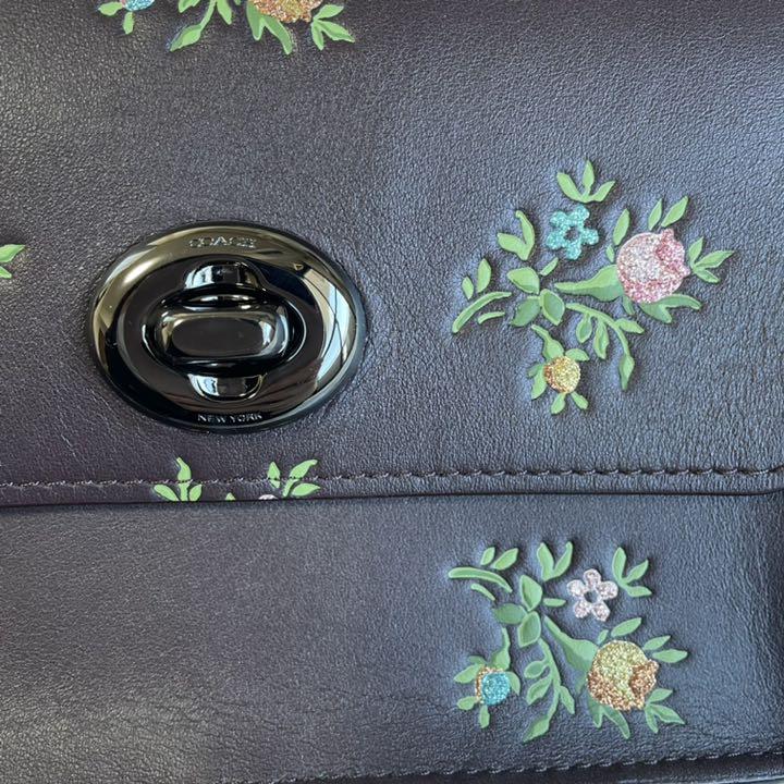 100%新品得価 美品 チェーン ショルダーバッグ ターンロック 6Q4Us-m62081944701 COACH コーチ ミニ 人気爆買い