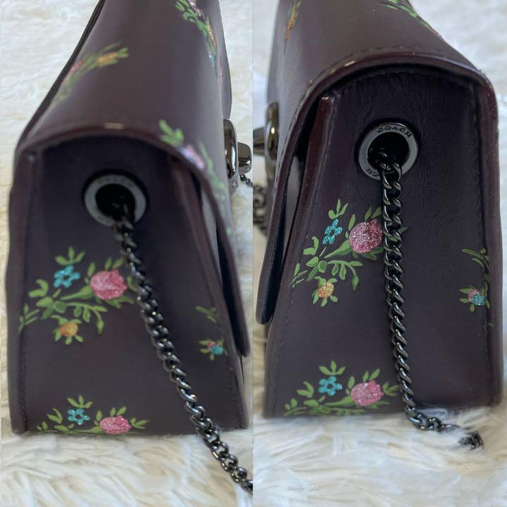 100%新品得価 美品 チェーン ショルダーバッグ ターンロック 6Q4Us-m62081944701 COACH コーチ ミニ 人気爆買い