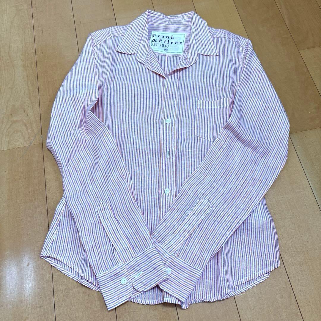 Frank & Eileen ストライプ長袖シャツ XS【美品】
