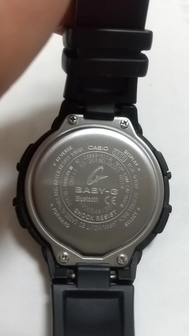 【美品】カシオ  Baby-G ベビージー BSA-B100-1AJF/BG