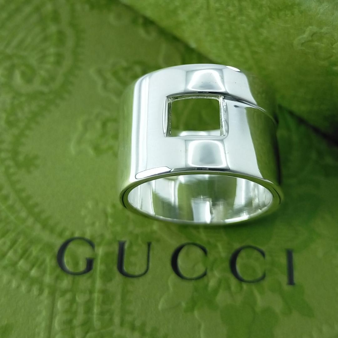 ☆SALE☆【GUCCI】オールドグッチ モダニスト リング 11号 1307