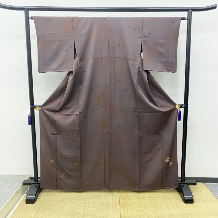 きものヱビス▪️金彩友禅 和田光正 作 お茶着　単衣 きものヱビス▪️金彩友禅 和田光正 作 お茶着 単衣