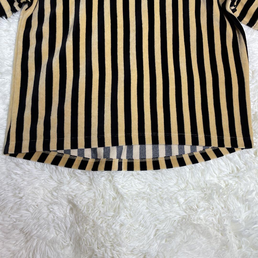 DRIES VAN NOTEN ワイドスリーブ ベロア 半袖 カットソー