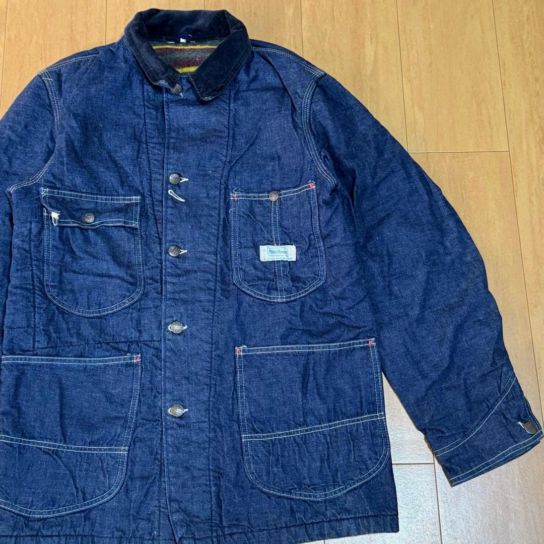 POWR HOUSE 60s USA製 デニム カバーオール デニムジャケット POWR HOUSE 60s USA製 デニム カバーオール デニムジャケット