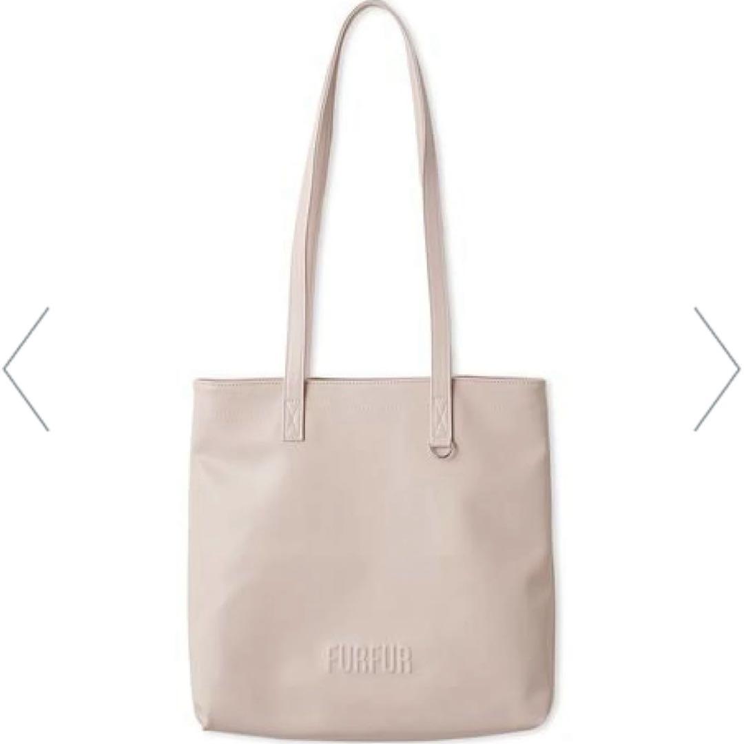 ♡新品♡ FURFUR エンボスロゴトートバッグM ピンク