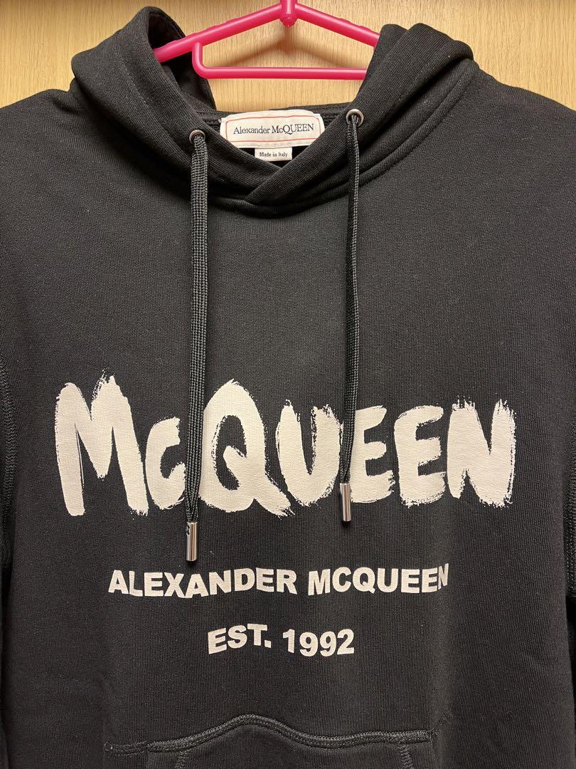【Alexander Mcqueen】グラフィティロゴパーカー 正規 21SS アレキサンダーマックイーン グラフィティロゴ パーカー
