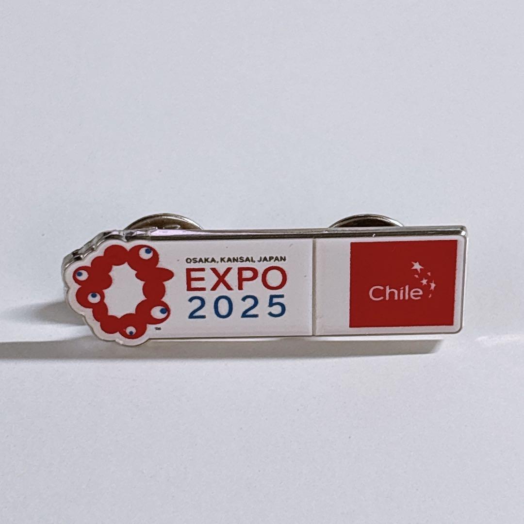 【非売品】大阪・関西万博2025 チリ パビリオン スタッフピンバッジ 万博 関西万博 大阪万博 チリ パビリオン ピン ピンバッジ