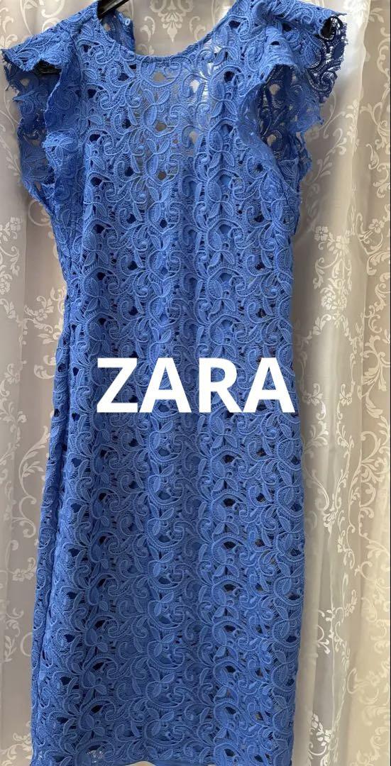 ZARAワンピース　レースワンピース