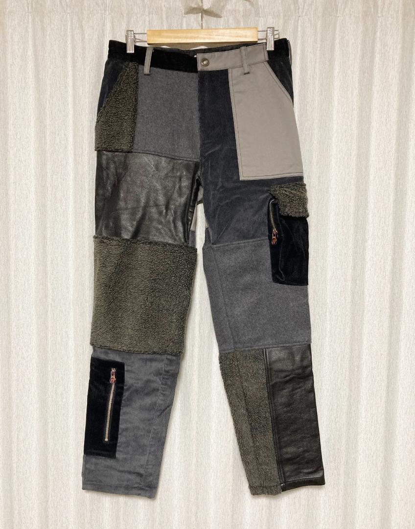 19AW 定価11万 MIXED CARGO パッチワーク ミックスカーゴ M