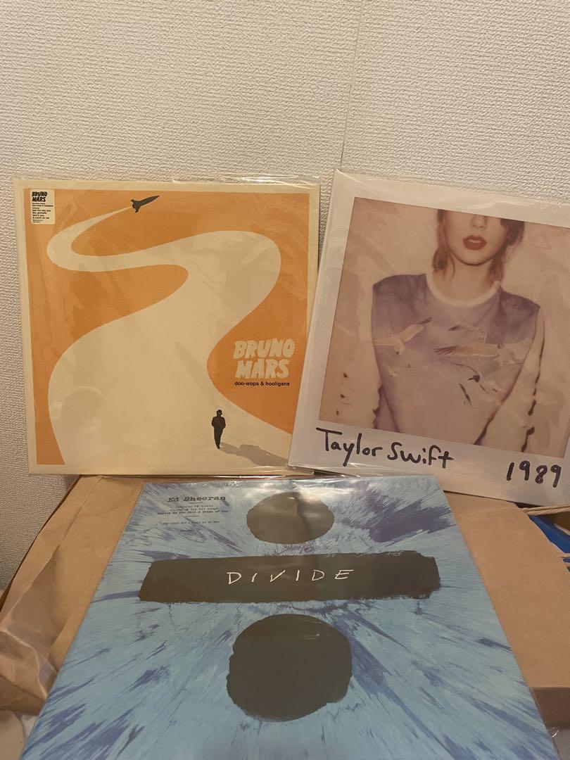 レコード Bruno Mars Taylor Swift Ed Sheeran - メルカリ