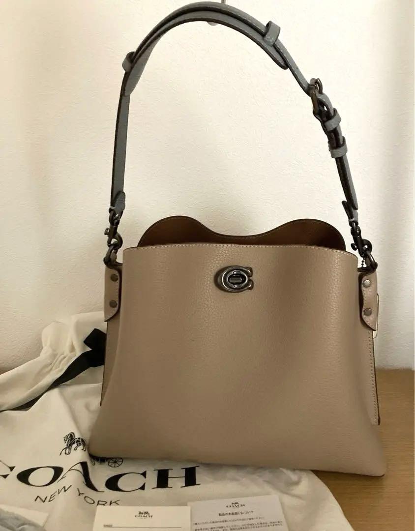 ✴︎ COACH コーチ　ウィロウ ショルダー バッグ カラーブロック