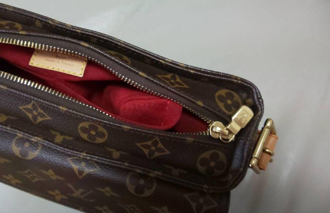 正規品　ルイ・ヴィトン モノグラム　生地 Louis Vuitton ルイヴィトン シュシュ モノグラム柄 デニム生地