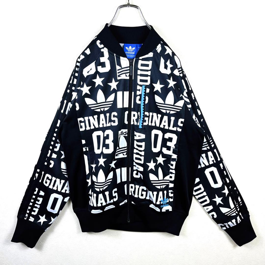 ギフト 送料無料 アディダス 刺繍ロゴ 激レア 総柄 ゆるだぼ00s