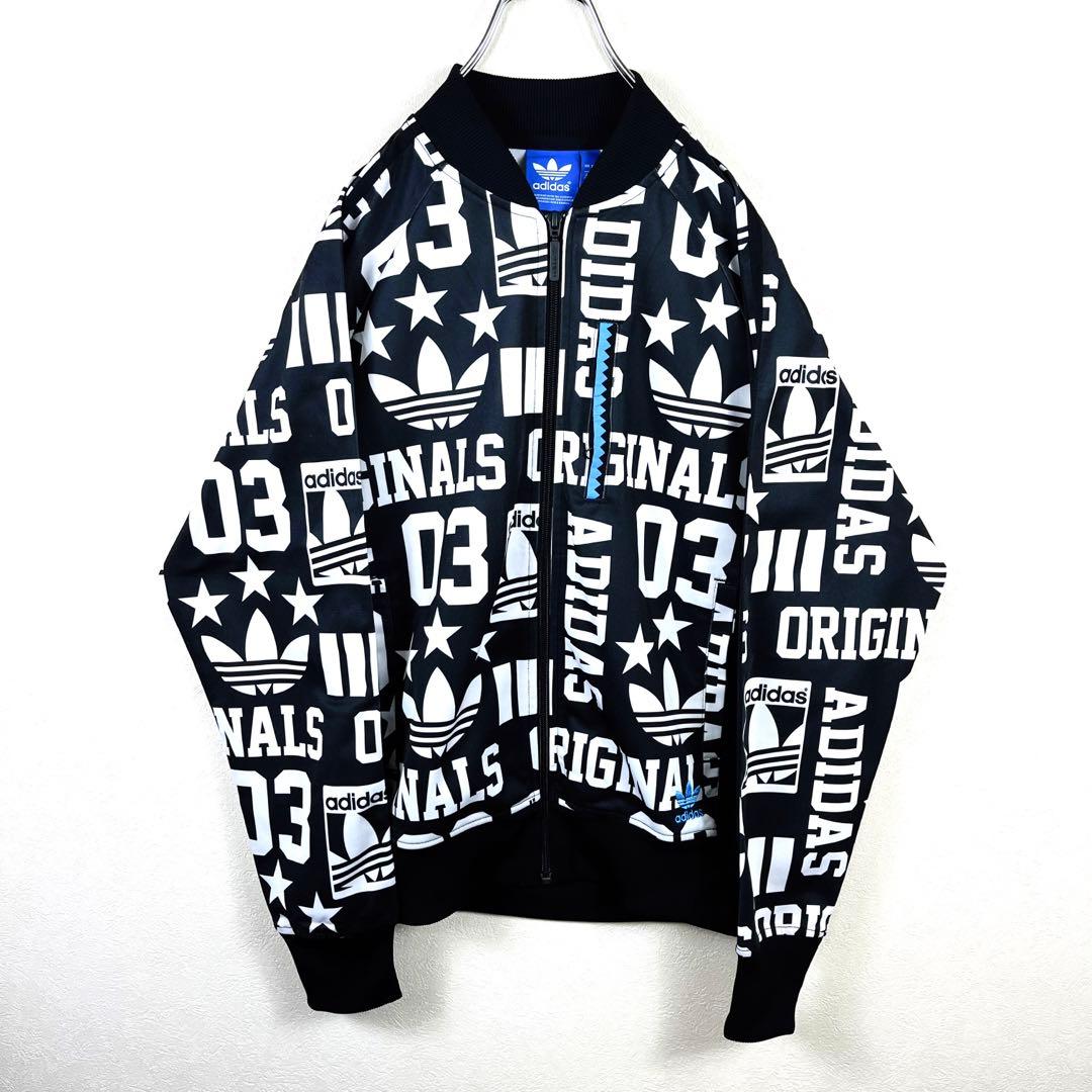 ギフト 送料無料 アディダス 刺繍ロゴ 激レア 総柄 ゆるだぼ00s