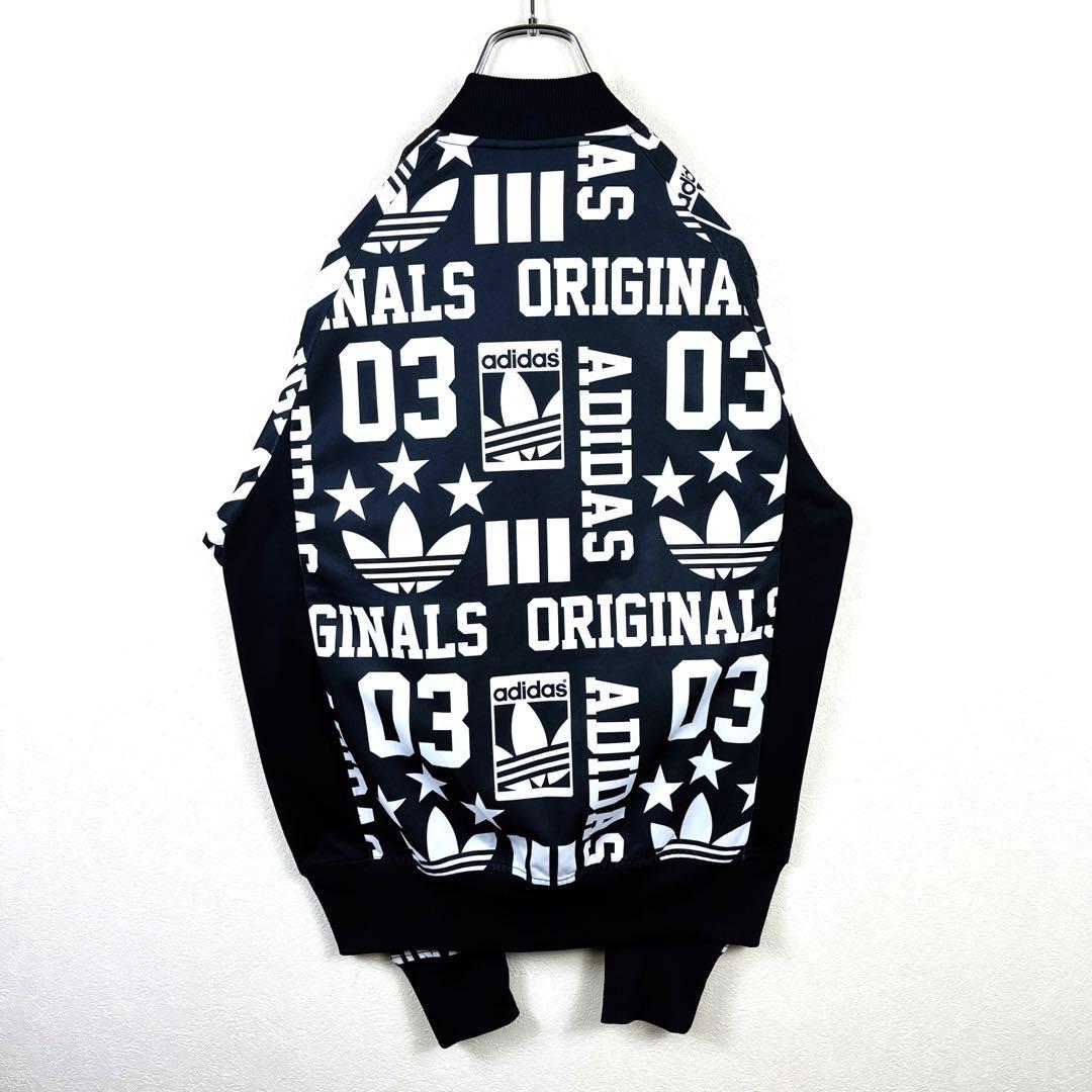 ギフト 送料無料 アディダス 刺繍ロゴ 激レア 総柄 ゆるだぼ00s