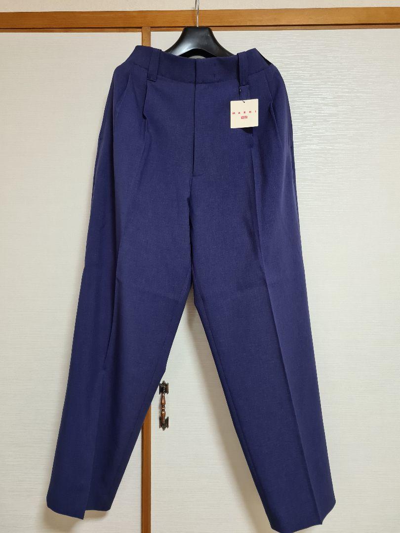 ５５％以上節約
 and UNIQLO MARNIユニクロ M ワイドフィットタックパンツ マルニ スラックス