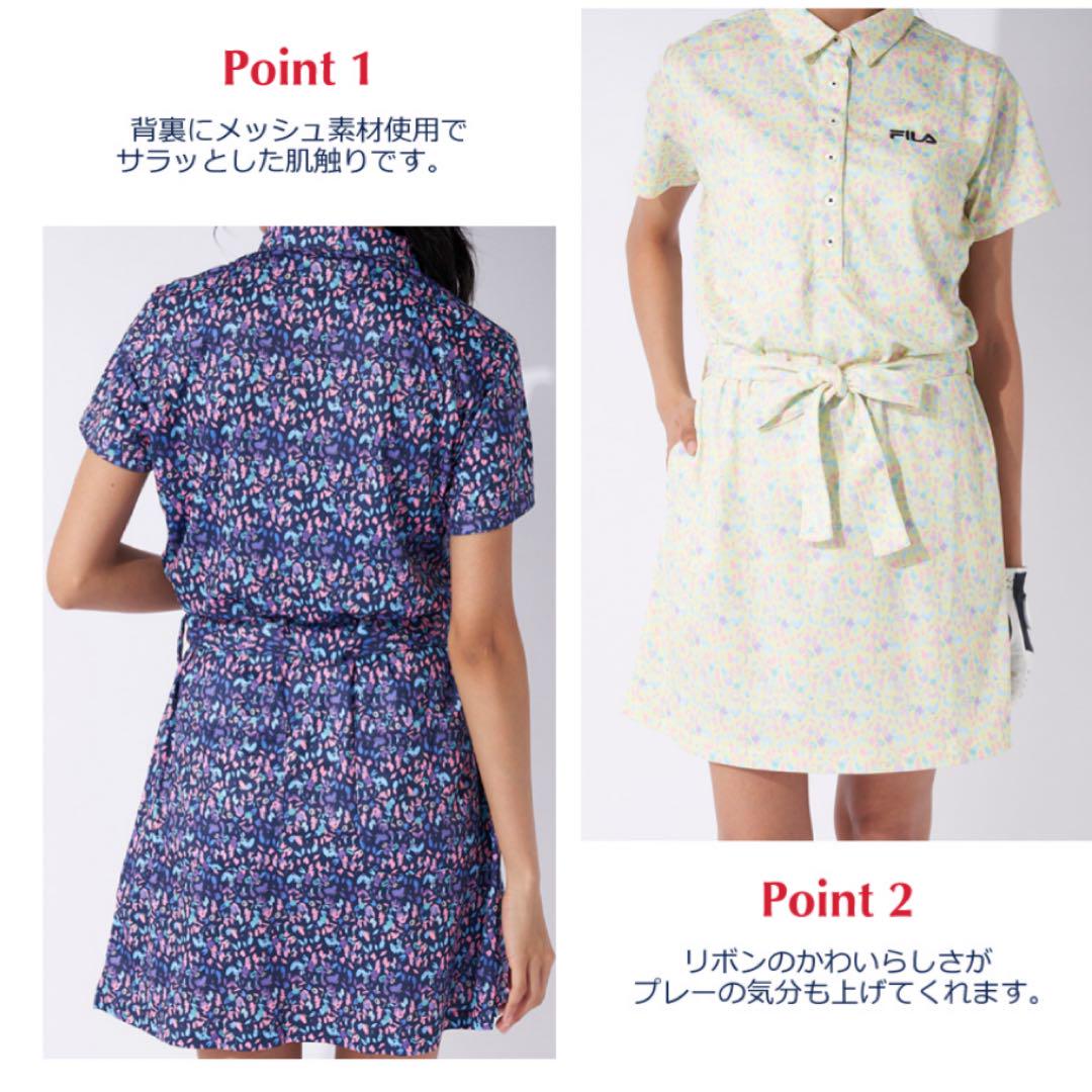 新品✨FILA GOLF✨フィラ　ゴルフ✨レディース ワンピース✨便利で可愛い