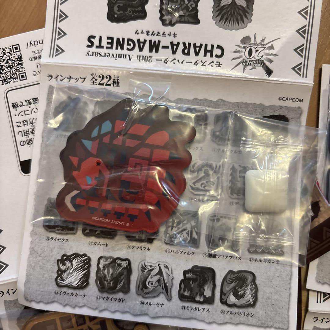 モンハン キャラマグネッツ 4個セット リオレウス ナルガクルガ