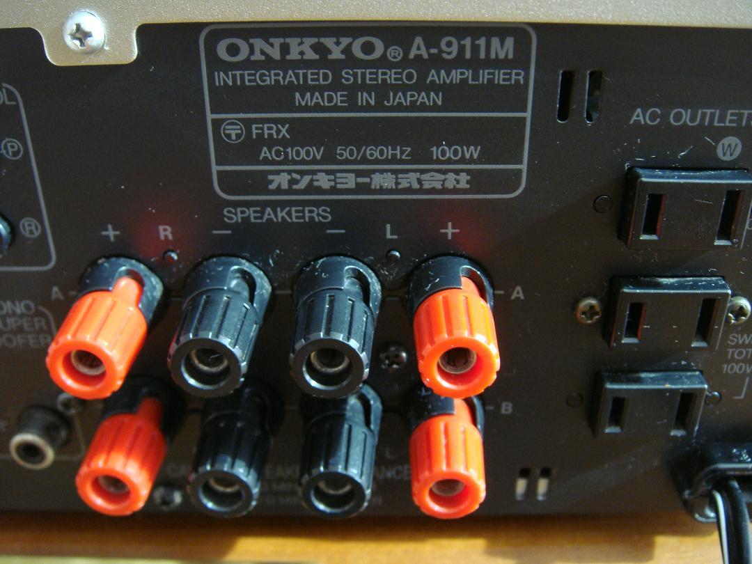 ONKYO オンキョー INTEC275 アンプ A-911M 取説付 ONKYO オンキョー INTEC275 アンプ A-911M 取説付