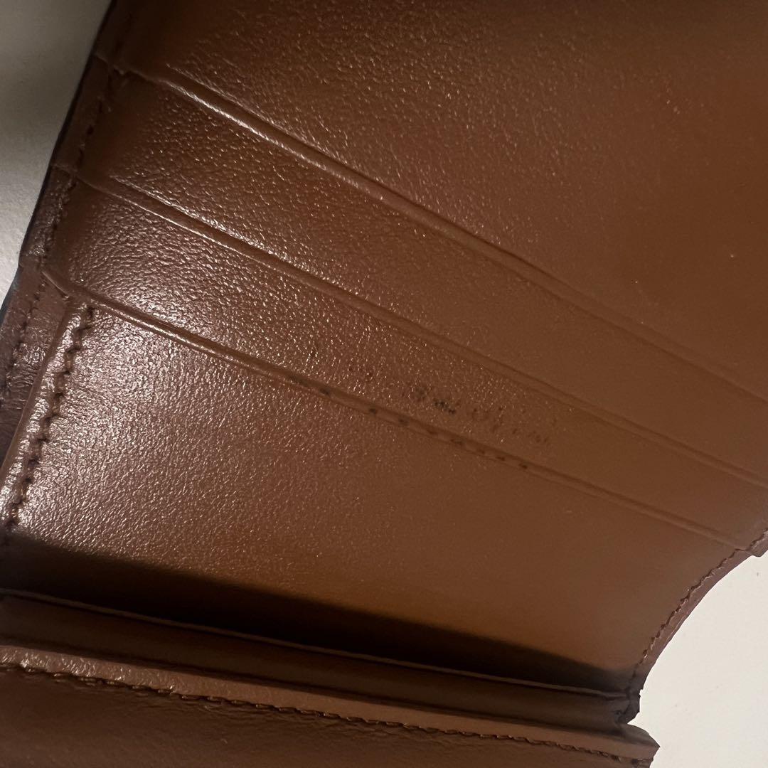 CELINE 三つ折り財布 ブラウン系