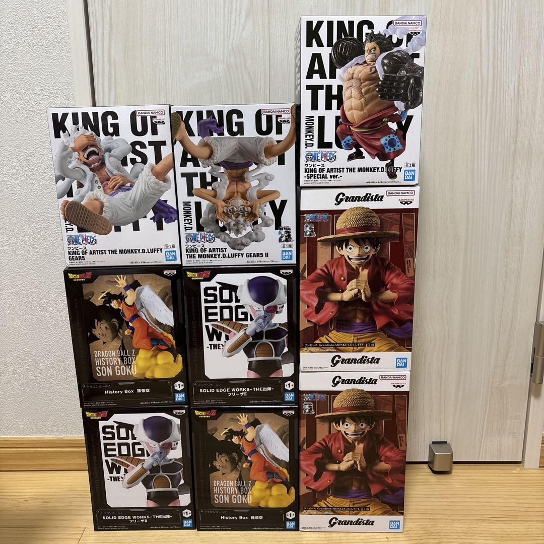 ワンピース・ドラゴンボール フィギュアセット