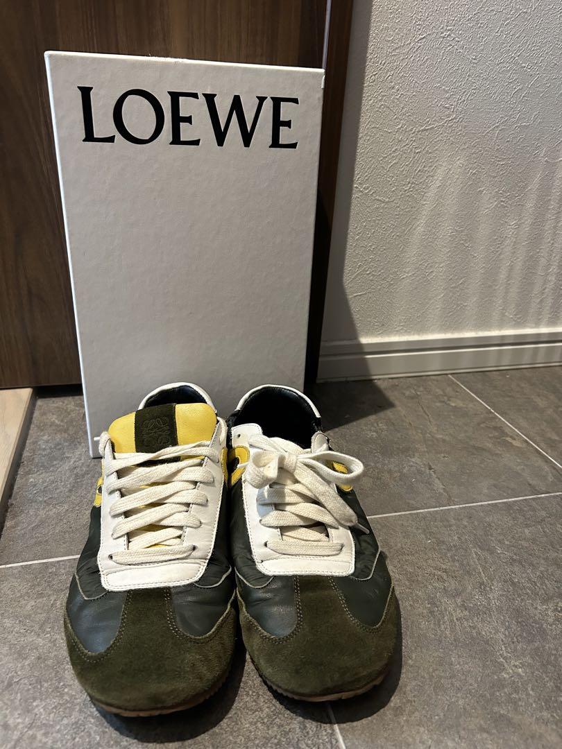 ロエベ LOEWE バレエランナー スニーカー レザー アナグラムΩ