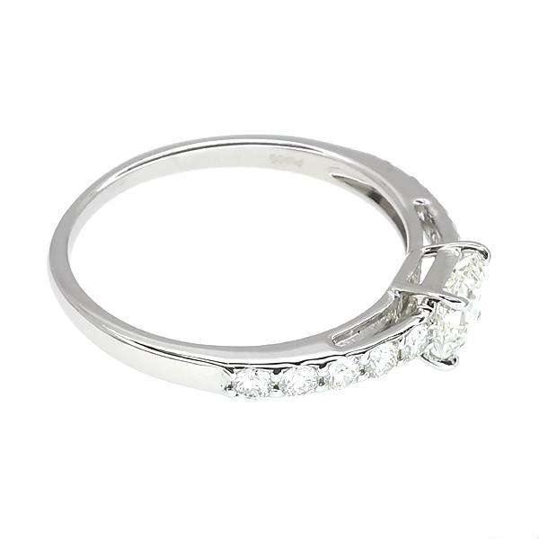 Pt ダイヤ リング 0.40ct 0.20ct