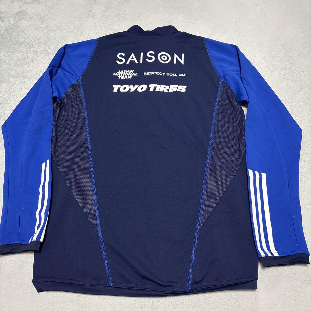 サッカー日本代表adidas ジャージ ネイビー/ブルー