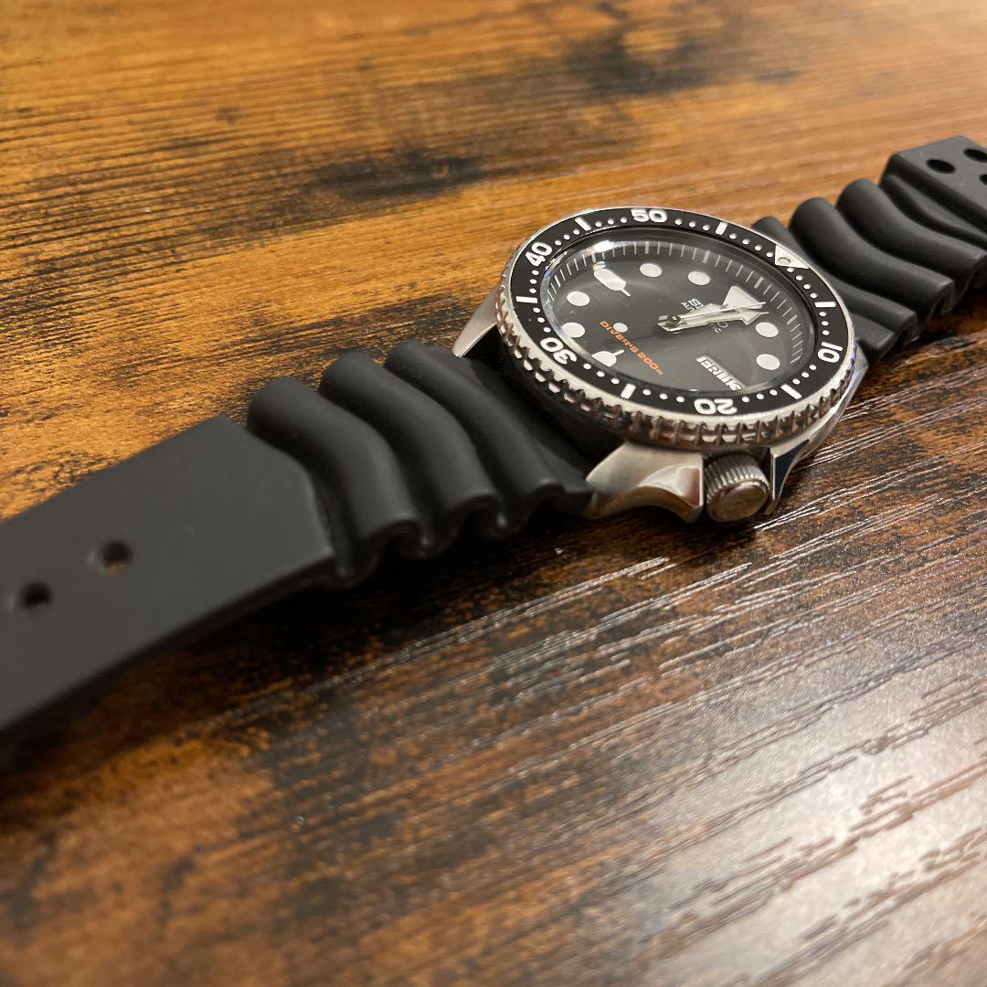 SEIKO 7S26-0020 SKX007K1 a35tl-m62101165913 ダイバー ブラックボーイ 新品大得価