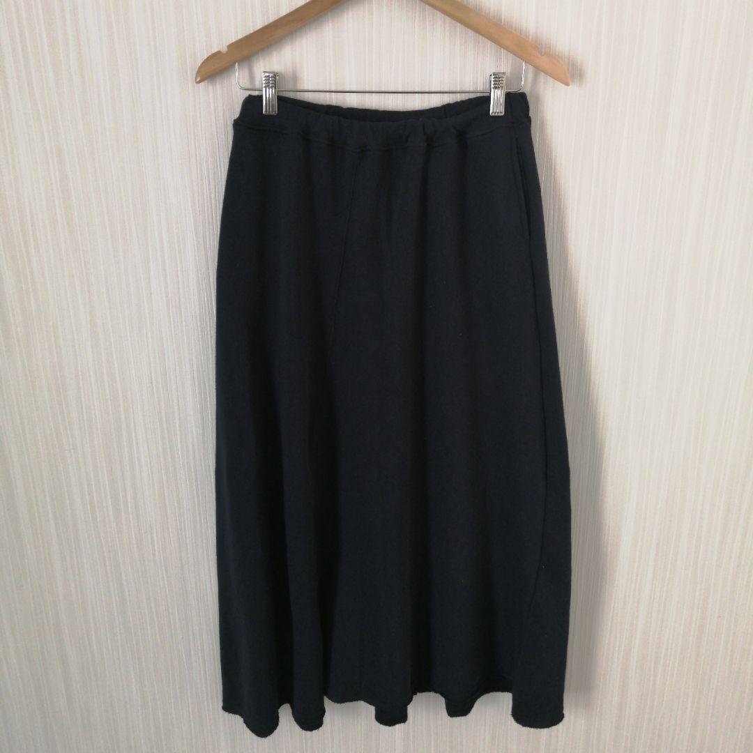 OZOC　オゾック　ロングスカート　カットオフ　スウェット
