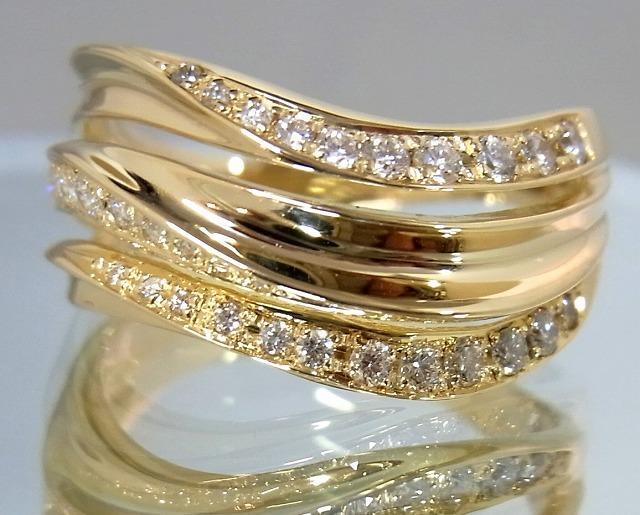K18☆ダイヤ0.5ct 8.1g#18 リング 新しく着き miramco.com-メルカリ